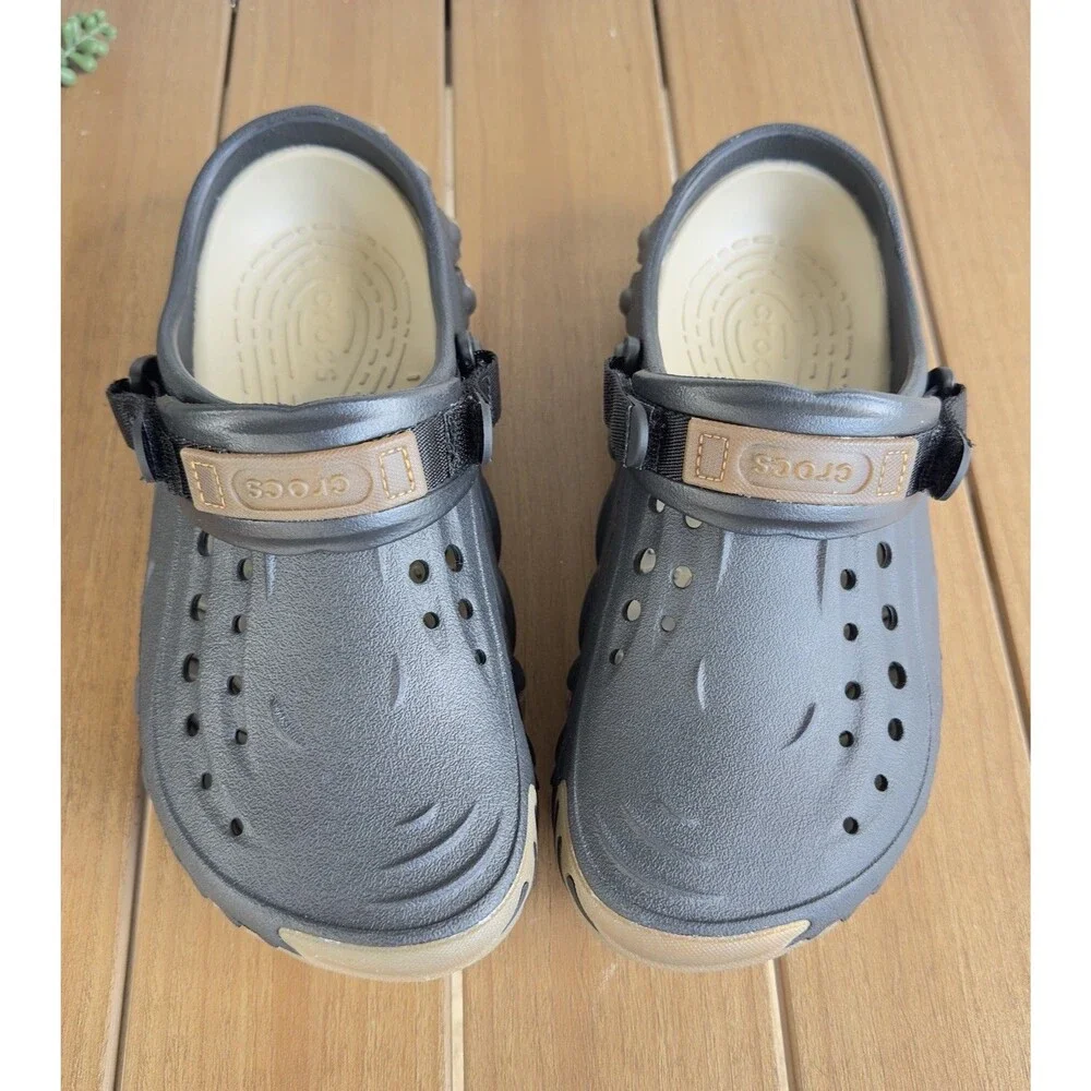 Crocs Echo Gum RO Clog Black Men’s 8 Women’s 10 LiteRide 211675 New